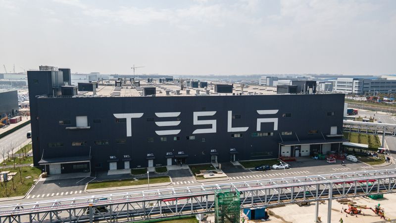 Tesla to recall 1.1 million cars in China over potential safety risks, Chinese regulator says