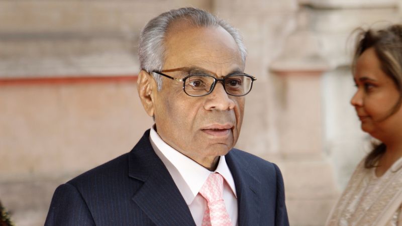 SP Hinduja, billionaire head of Britain’s richest family, dies at 87