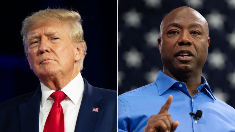 Hear Trump’s response to Sen. Tim Scott’s presidential bid