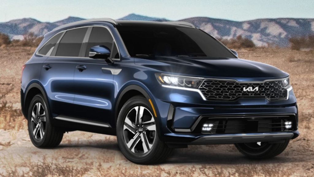 The 2023 Kia Sorento Hybrid offers great fuel economy with plenty of safety features and lively performance