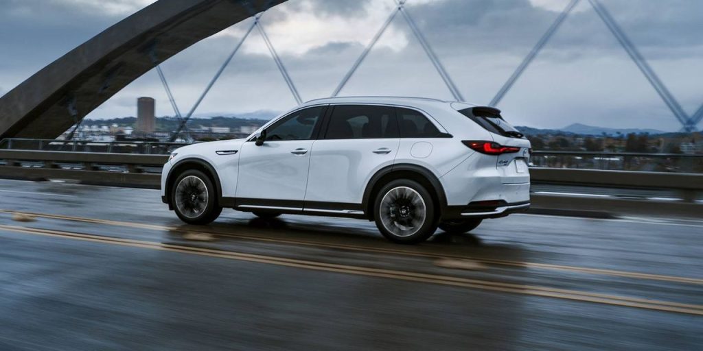 The handsome new 2024 Mazda CX-90 plug-in hybrid SUV breaks new ground for the car maker