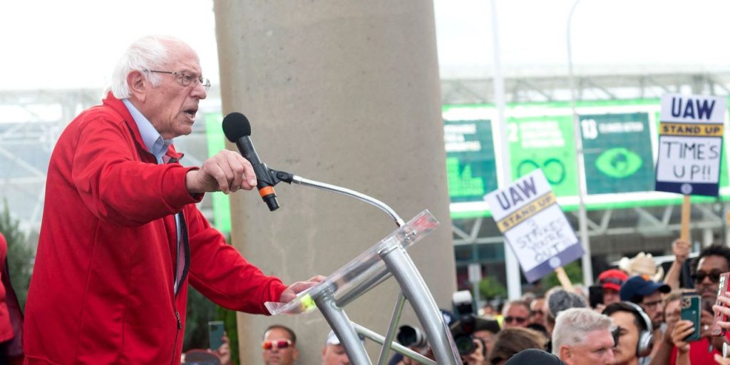 Bernie Sanders on a 4-day work week, AI and striking UAW workers: ‘The benefit should go to the workers’