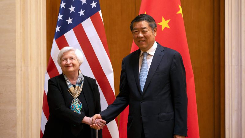 Janet Yellen to host China’s top economic official ahead of expected Biden-Xi talks in San Francisco