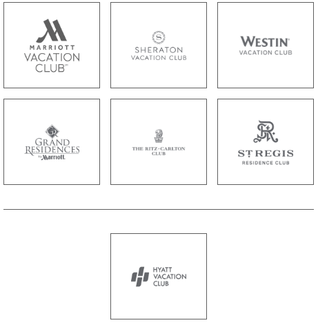 Brands owned by Marriott Vacation