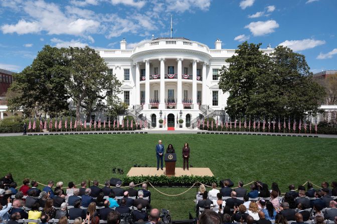 Ketanji Brown Jackson speaks alongside Biden and Harris at a White House event celebrating <a href=