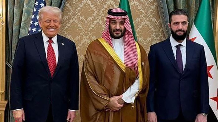 Donald Trump meets Syrian leader after pledge to lift sanctions